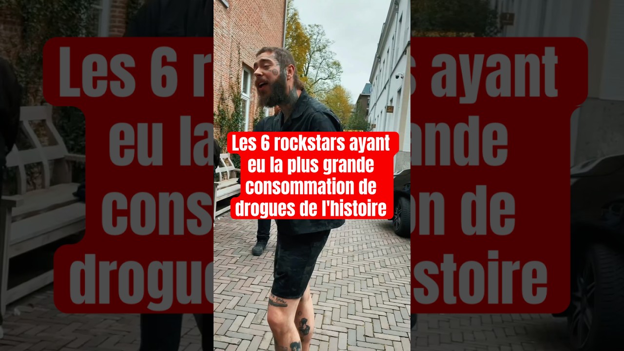 Les 6 rockstars ayant eu la plus grande consommation de drogues de l'histoire