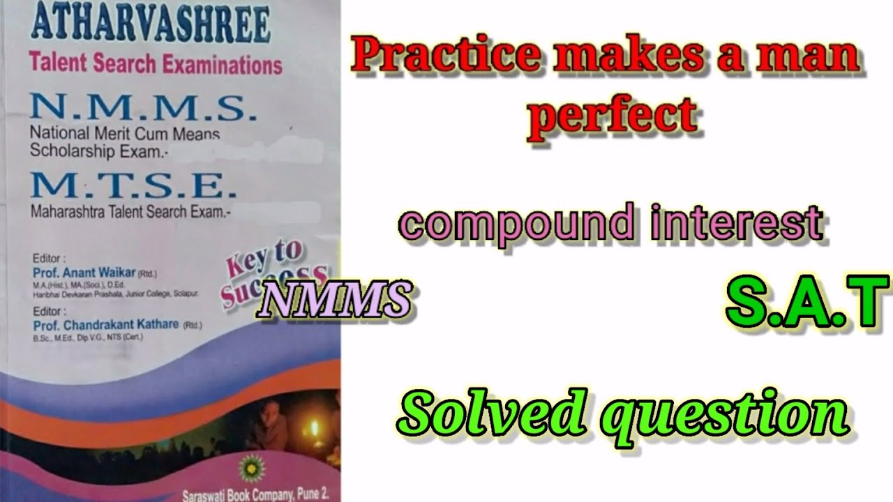 Compound interest N.M.M.S |part 1||compound interest class 8||practice for N.M.M.S||be ready.