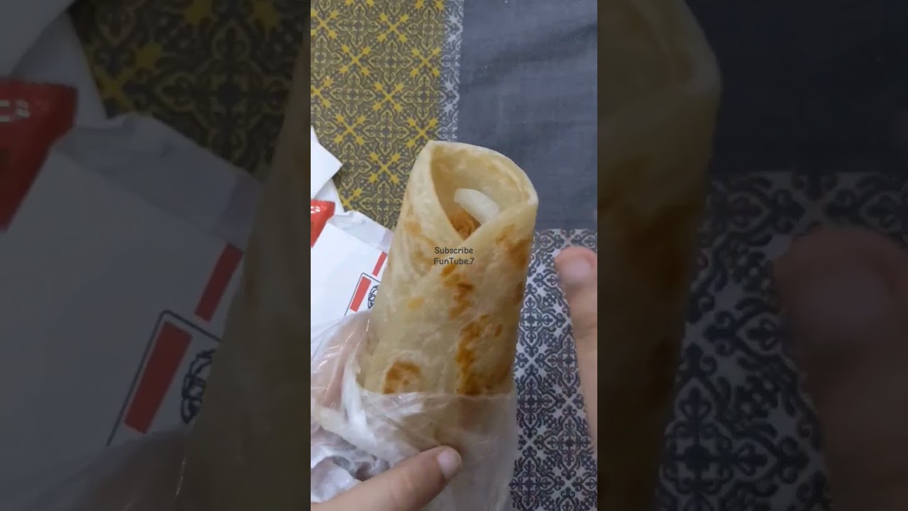 KFC Zingeratha ASMR #subscribe #food #zinger #asmr #funtubeshorts #youtubeshorts #shorts #kfc