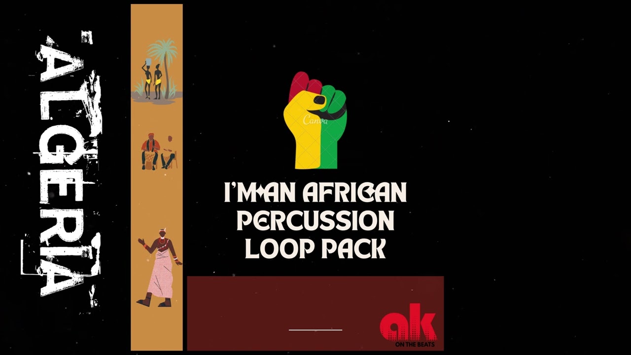 I'M AN AFRICAN AMAPIANO PERCUSSION LOOP PACK(ROYALTY FREE)