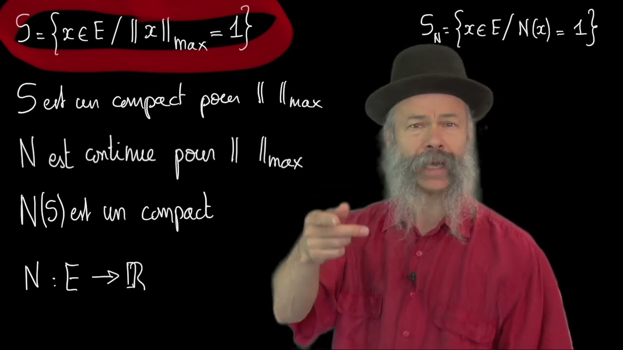 A3 v8.2: Dans les espaces vectoriels de dimension finie, toutes les normes sont équivalentes(preuve)