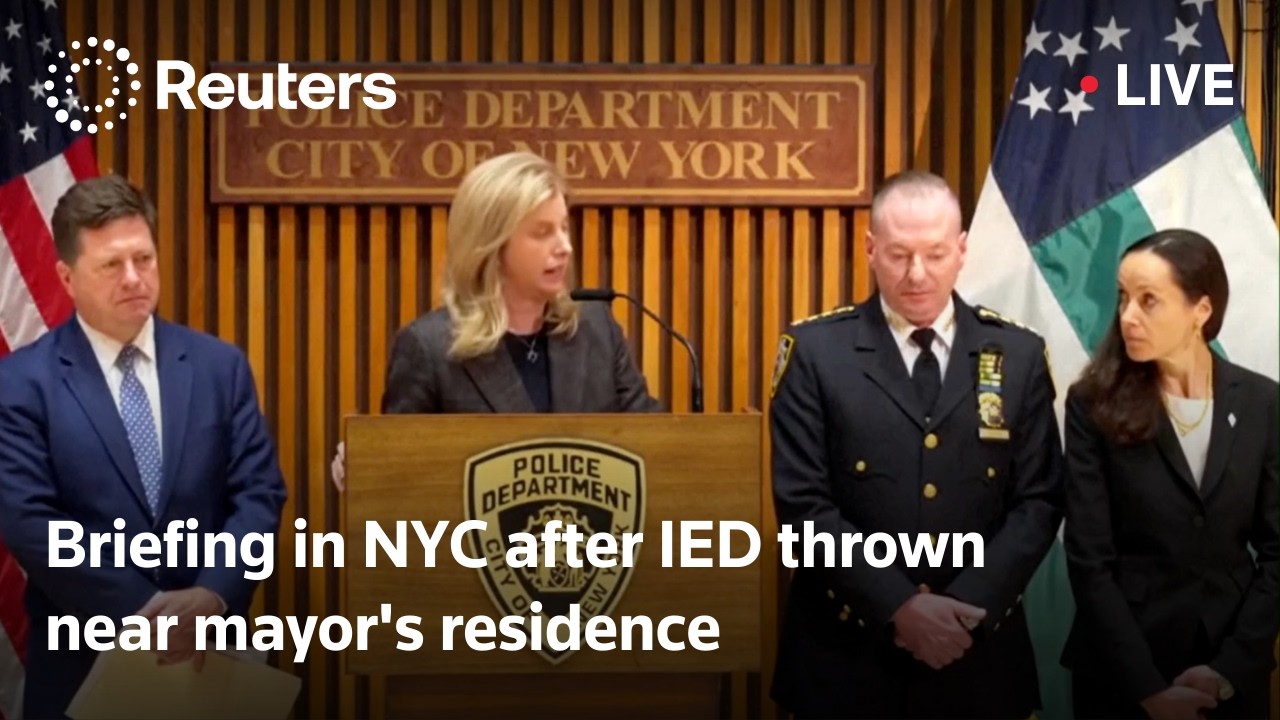 LIVE: Briefing in NYC after IED thrown near mayor's residence