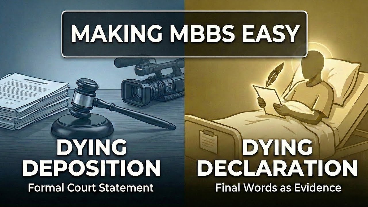 Dying declaration and dying deposition - Fmt