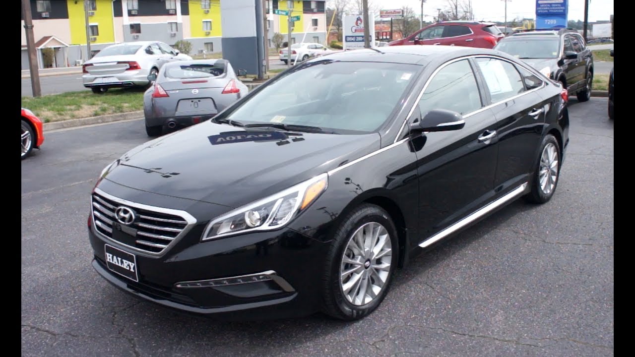 *SOLD* 2015 Hyundai Sonata 2.4 Limited Walkaround, Start up, Tour and Overview