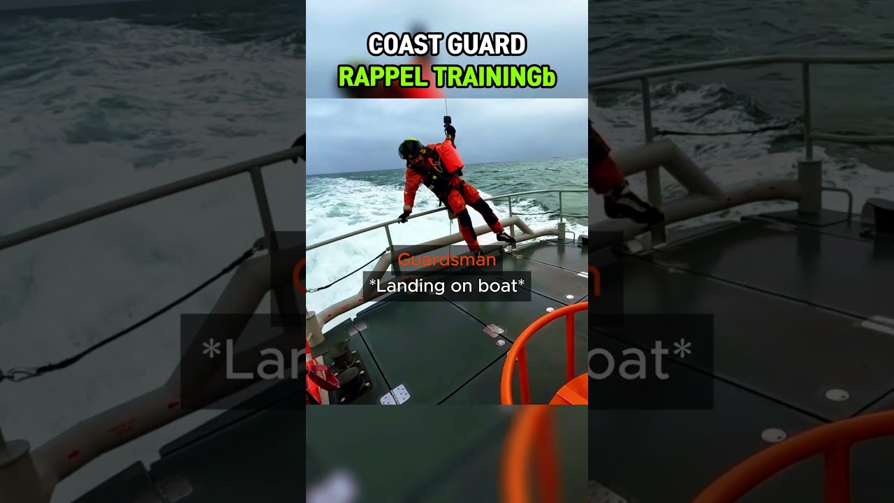 Coast Guard Rappel Training #usa