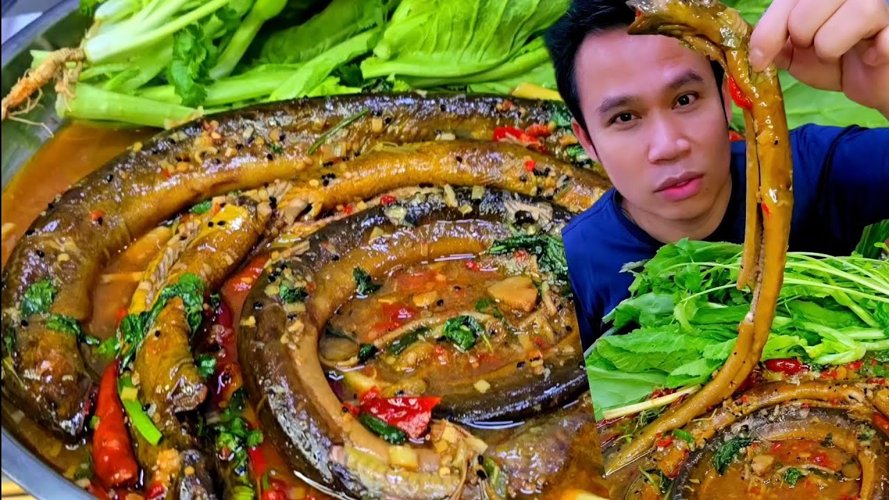 ผัดเผ็ดปลาไหล รสจัดๆเครื่องสมุนไพรหอมๆอร่อยมาก