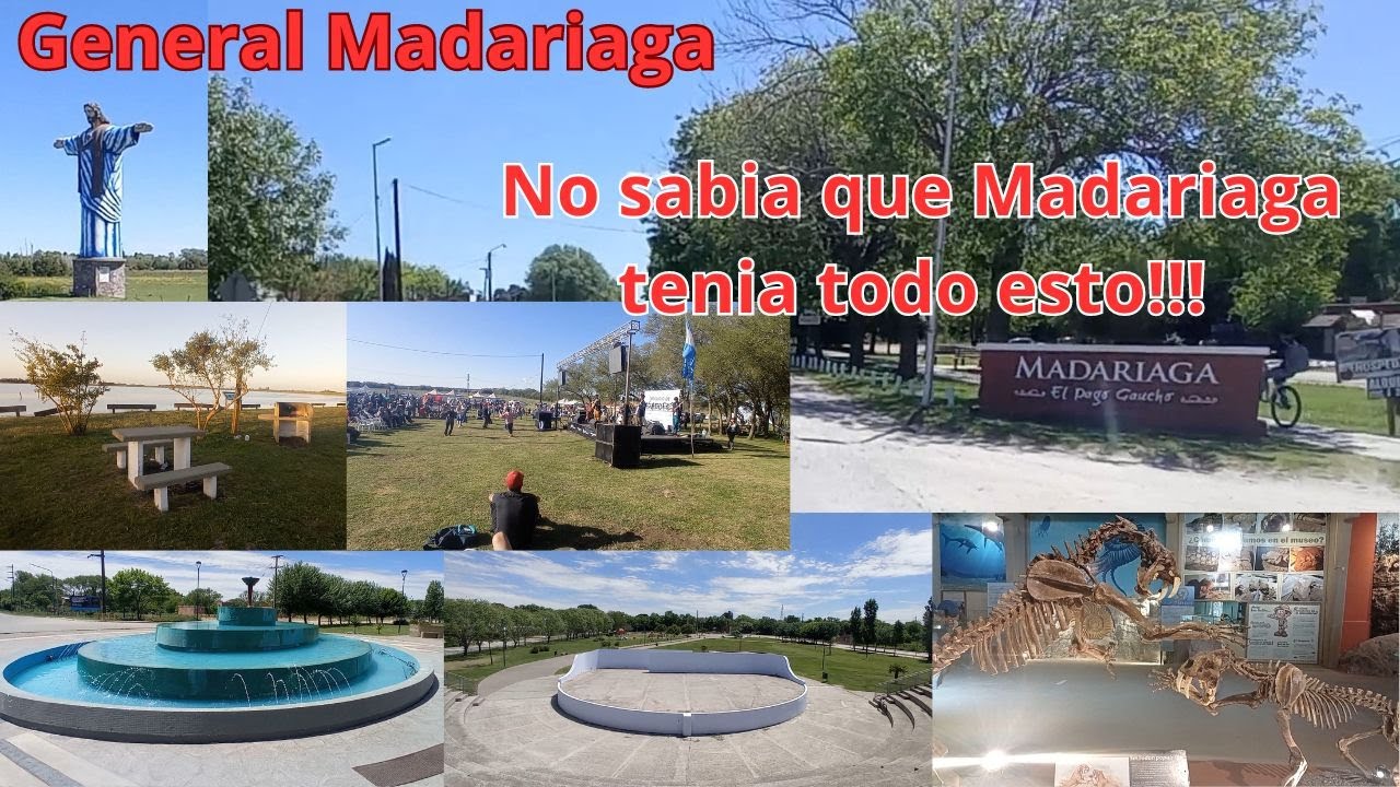 GENERAL MADARIAGA / comienza el primer tramo largo / me sorprenden gratamente este pueblo.