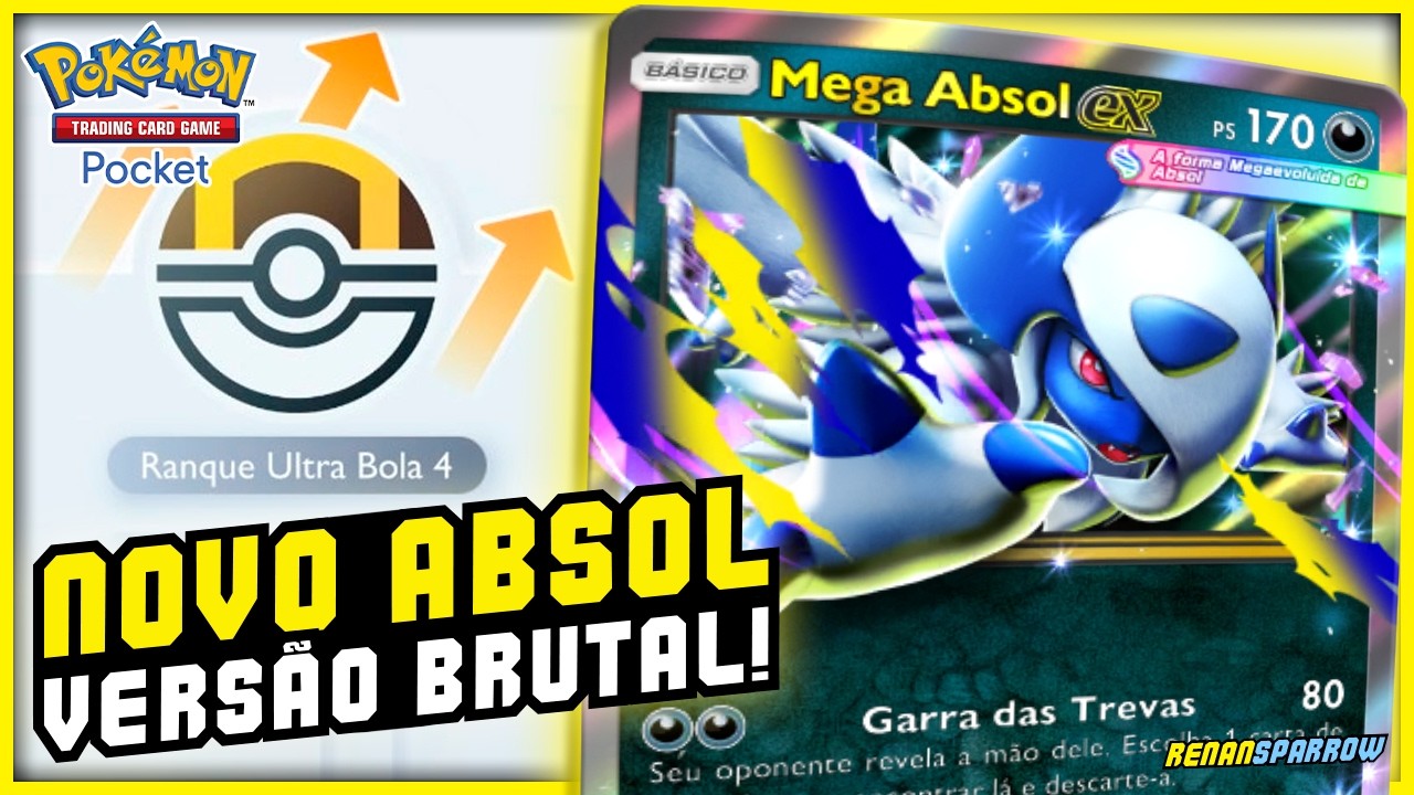 DECK MEGA ABSOL: NOVA VERSÃO SOBE FÁCIL NA RANQUEADA! || Pokémon TCG Pocket #382