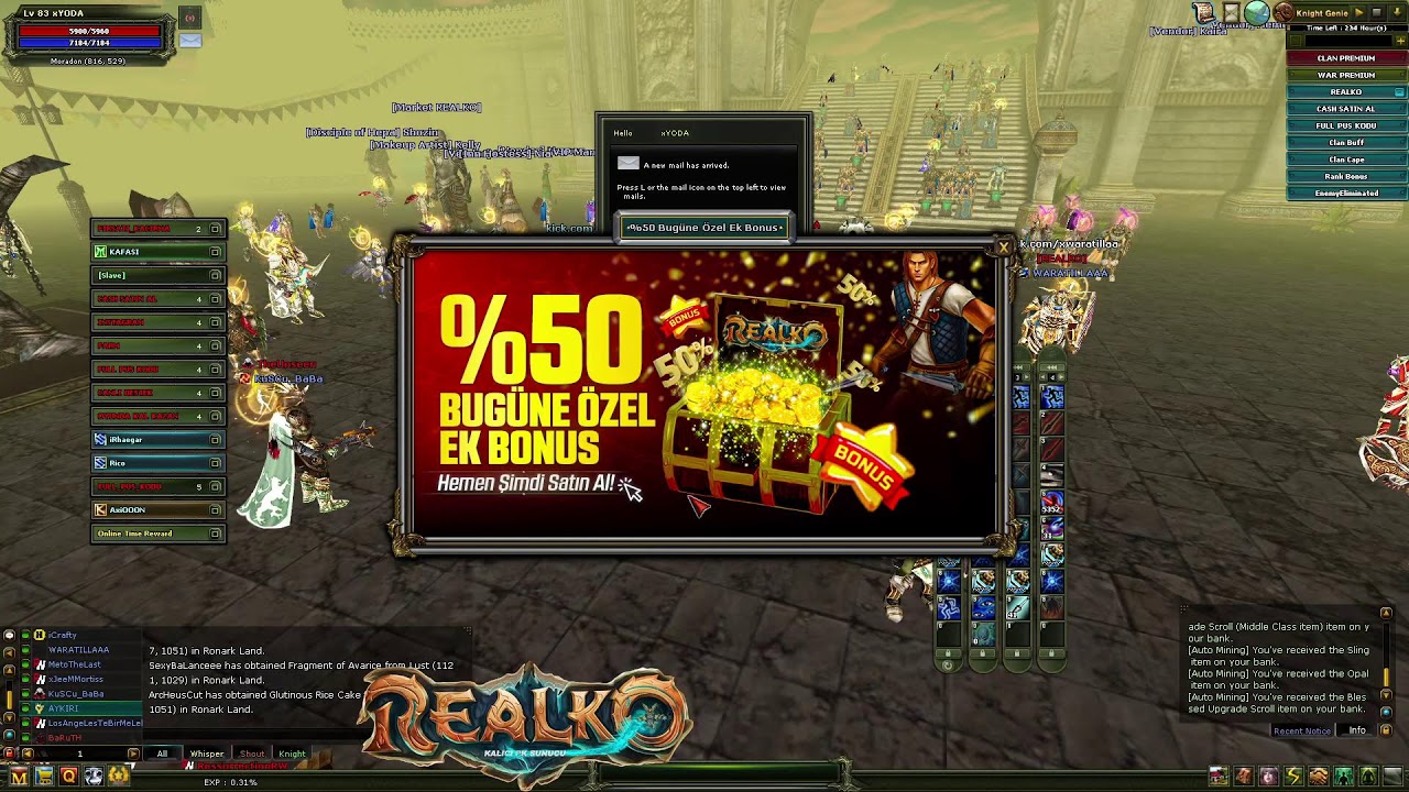 REALKO 83/1 PK SERVER !