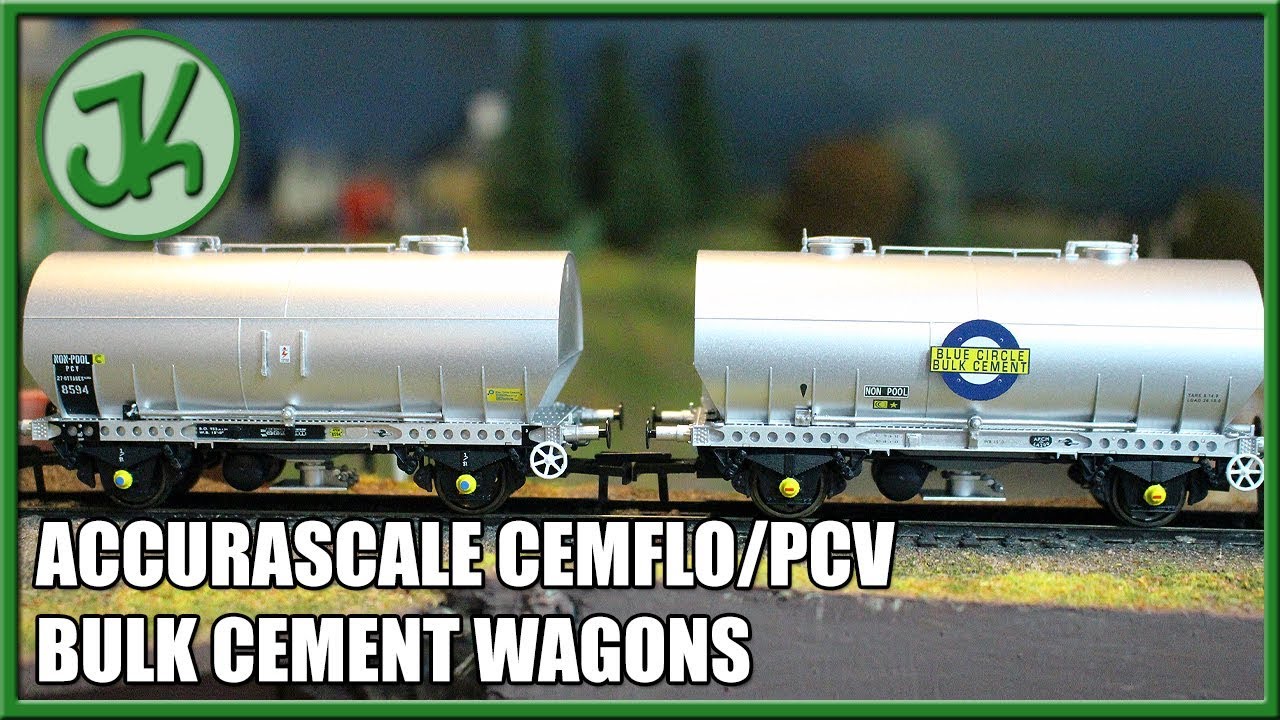 Accurascale Cemflo/PCV Bulk Cement Wagons - Unboxing and Review