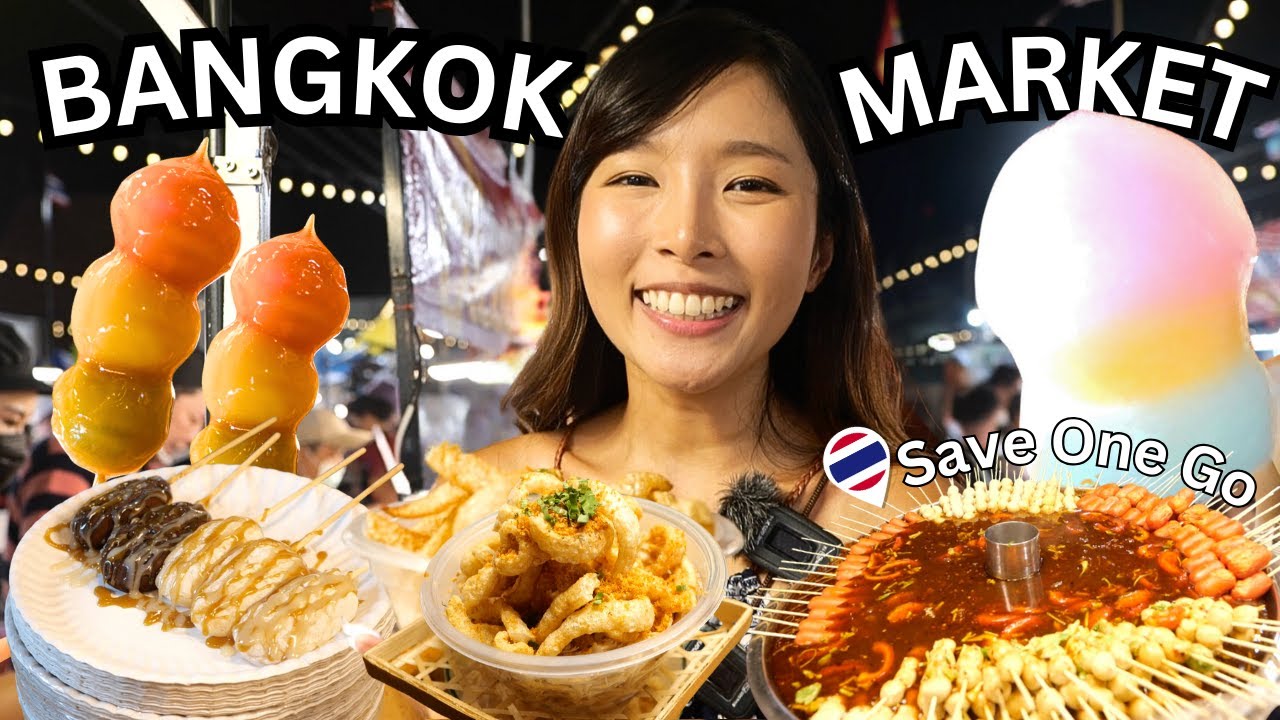 НОВЫЙ рай уличной еды в Бангкоке, Save One Go Market!!!🇹🇭