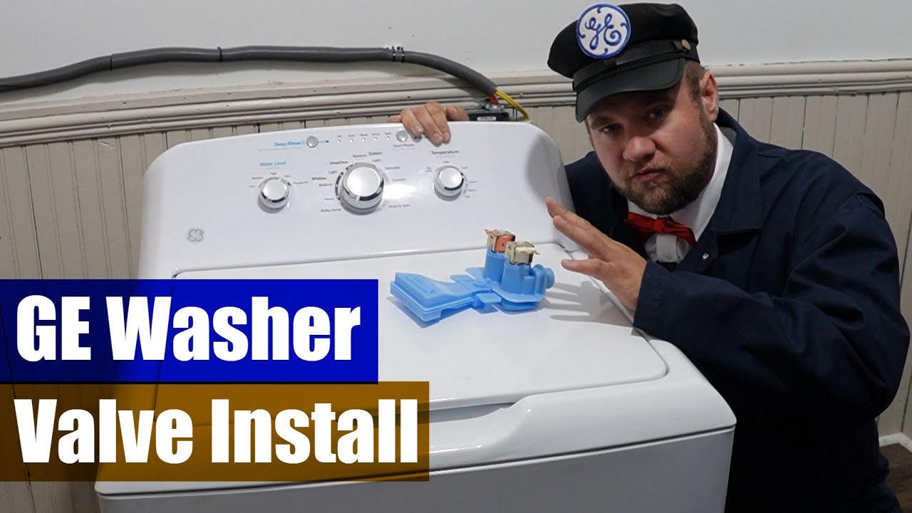 GE Washer Leaking Water into Tub - Water Valve Replacement