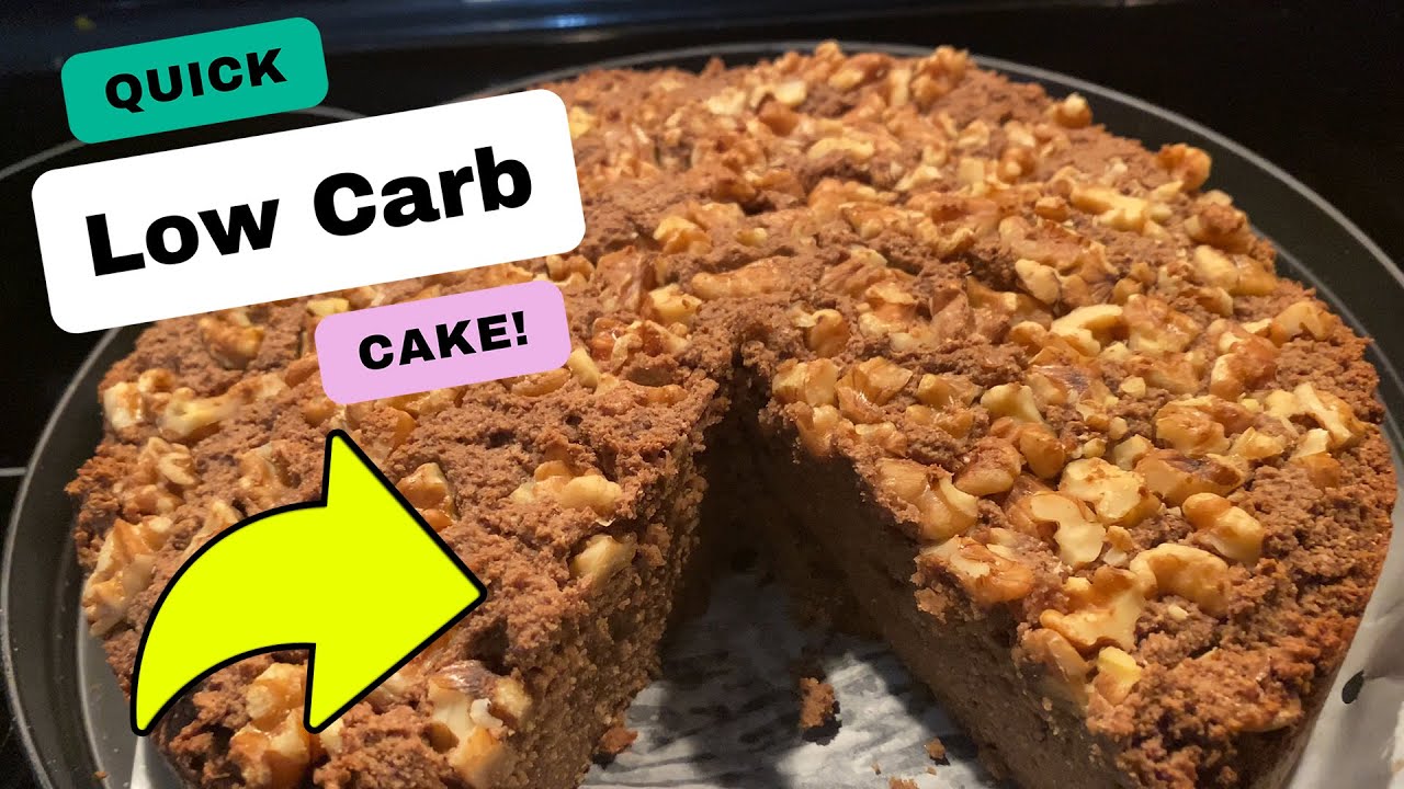 Quick Low Carb Nutty Cake ⭐ Cooking Gizmos