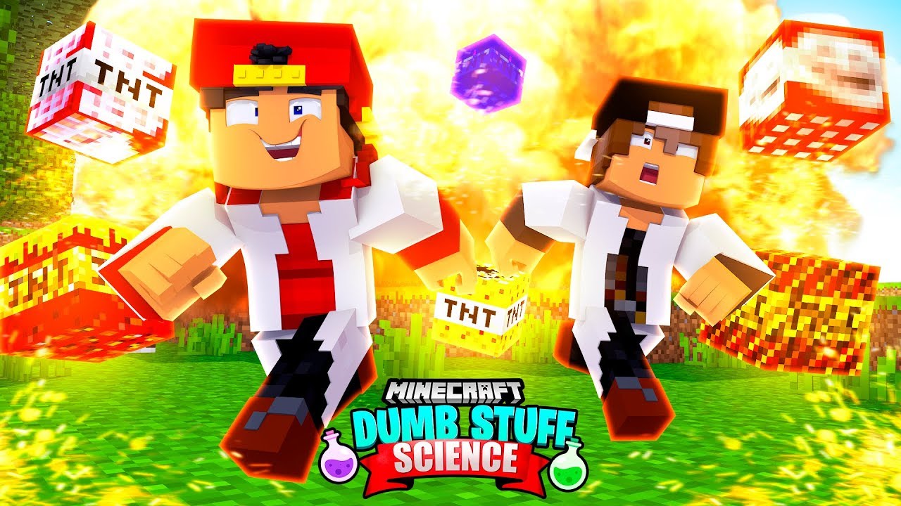 Minecraft DUMB STUFF SCIENCE - MORE TNT EXPERIMENTS!!