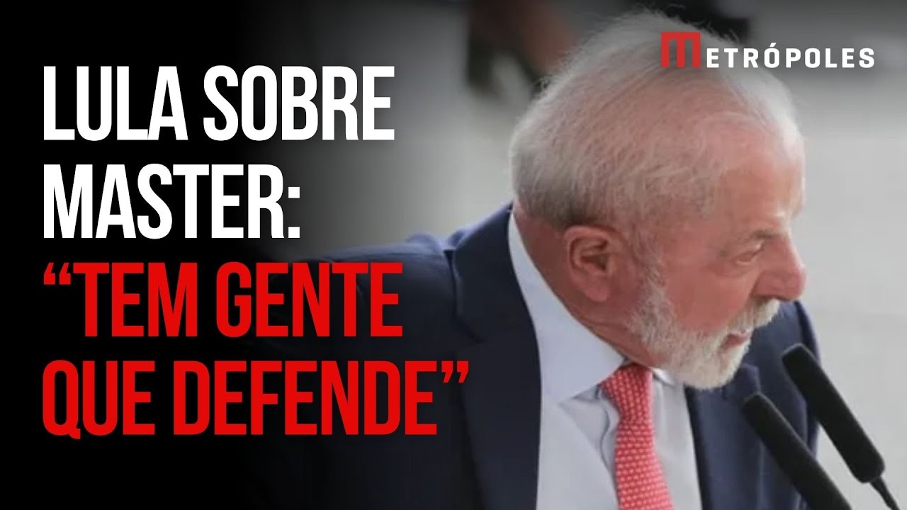 Lula rompe sil&ecirc;ncio sobre caso Master: &ldquo;Tem gente que defende&rdquo;