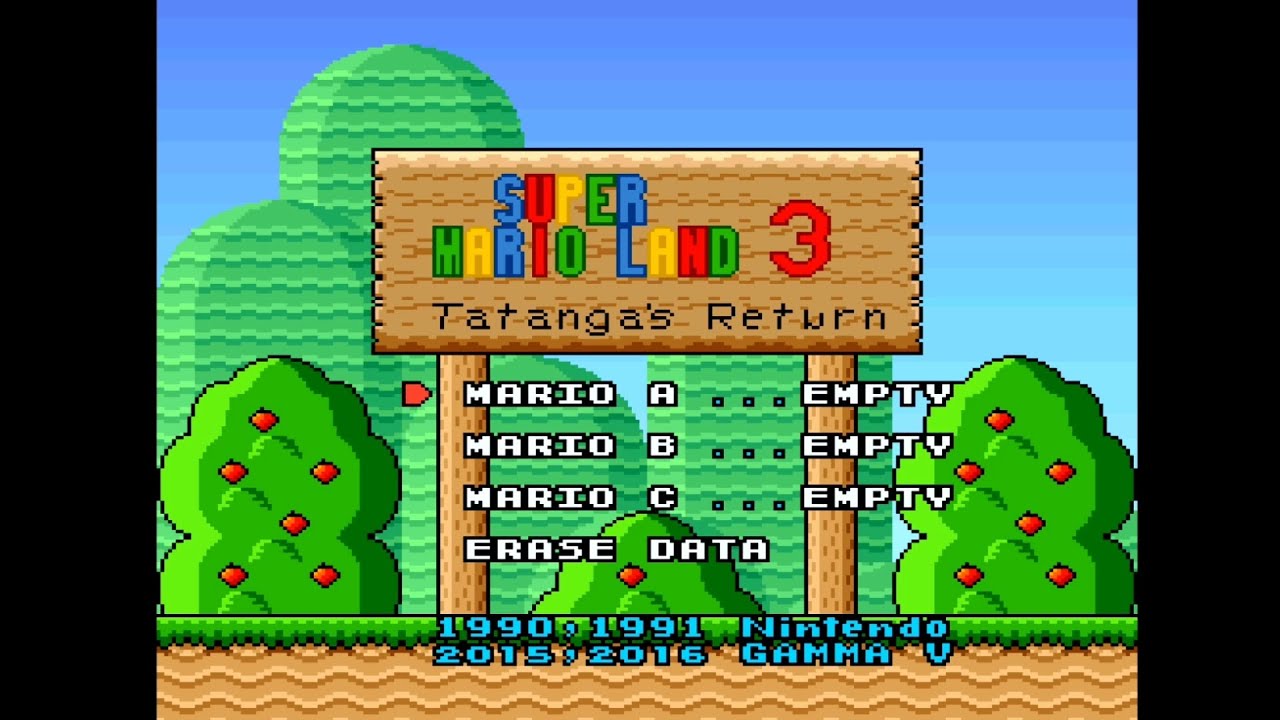 Super Mario Land 3: Tatanga's Return (2016 Romhack) - Full Playthrough (Part 1/3)