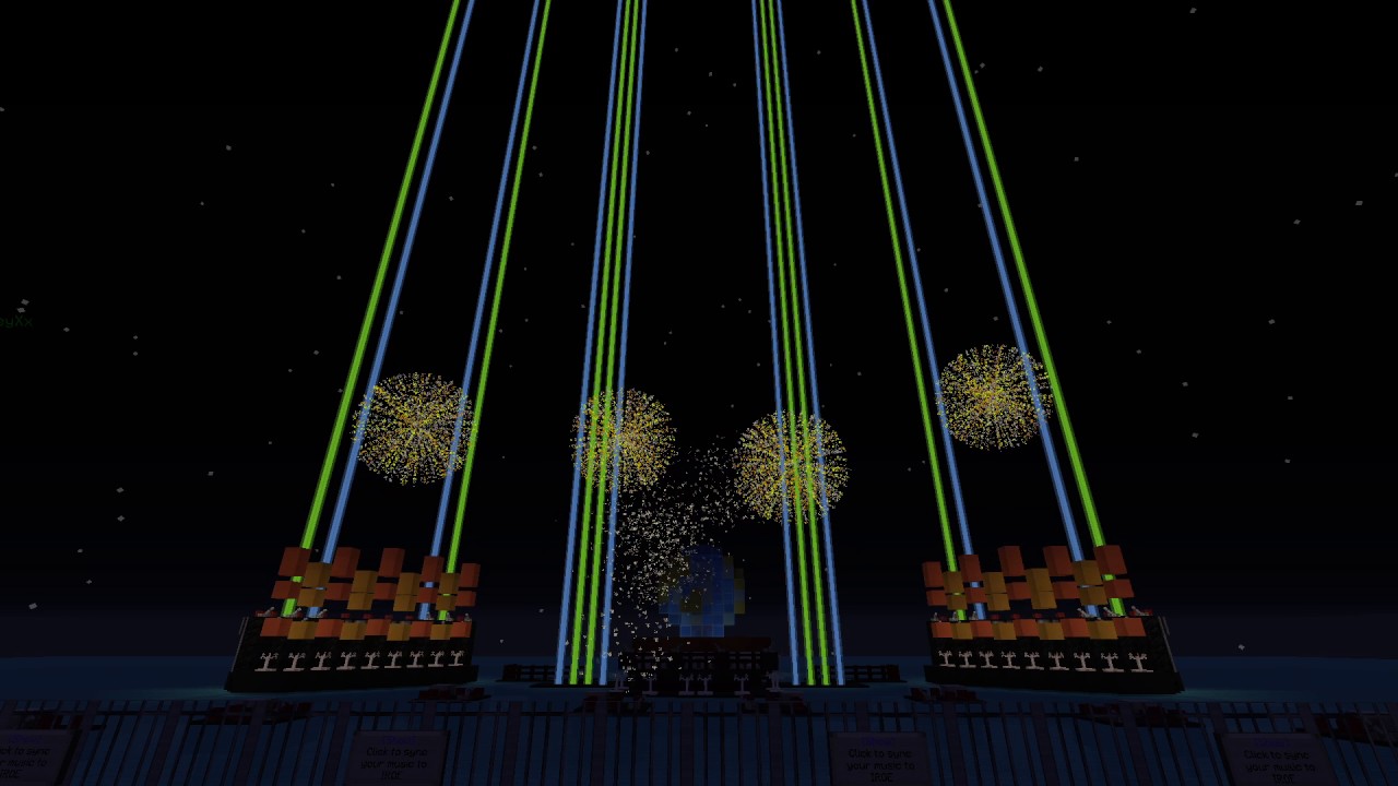 (Epcot Fireworks Show) IllumiNations: Reflections of Earth – Minecraft: Palace Network (3 Dec 2016)