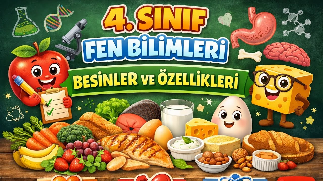 4.Sınıf Fen Bilimleri=Besinler ve Özellikleri