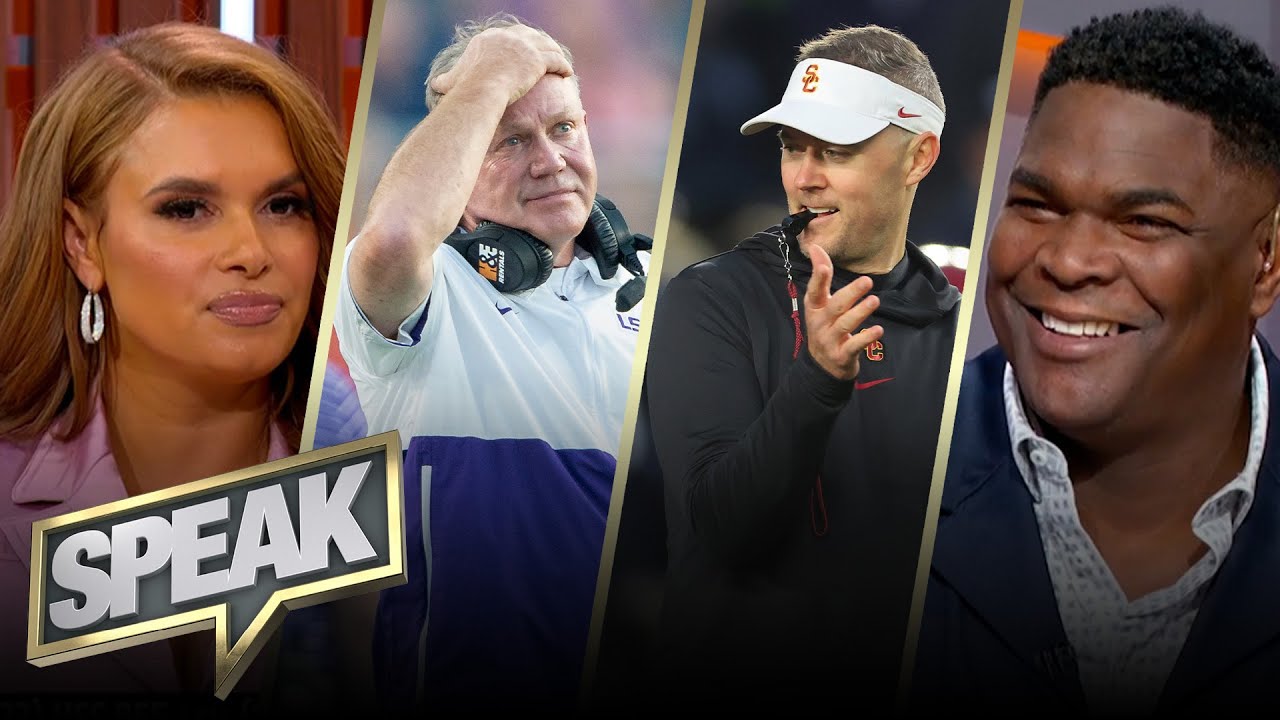 Brian Kelly's Reaction to LSU Loss, Keyshawn talks USC's swagger after defeating the Tigers | SPEAK