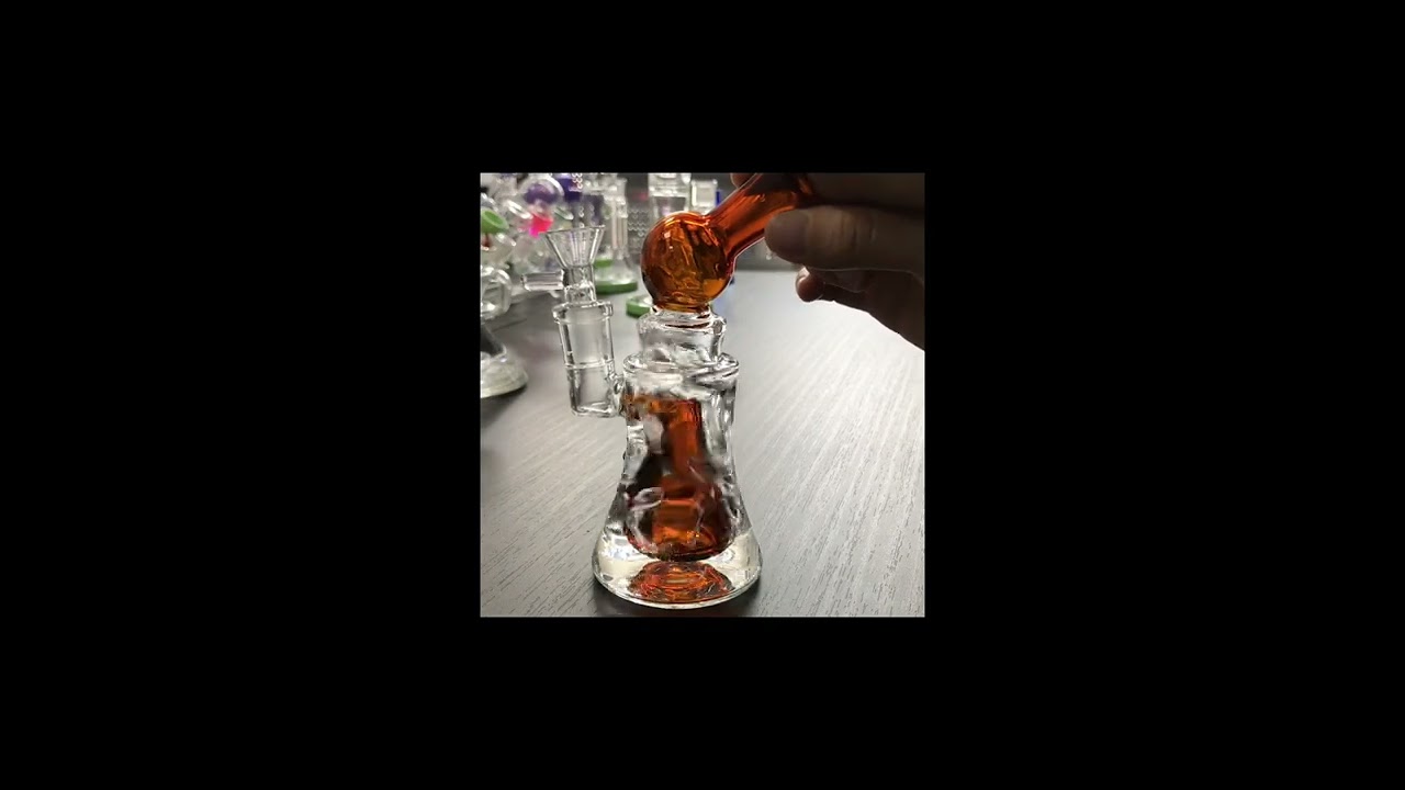 6.5 Inches dab rig quickly percolated #glasspipes #glassbong #waterpipe #dabrig