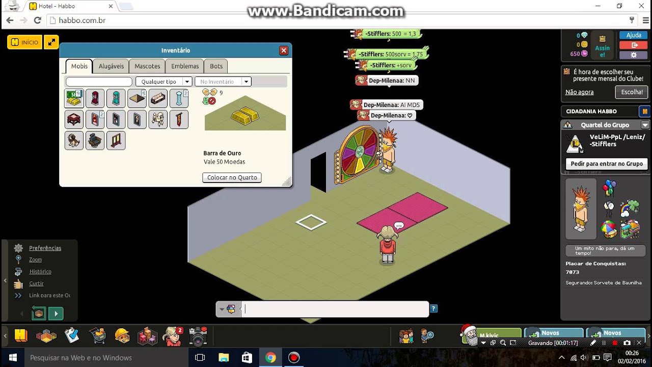 -Stifflers e Brown  LADRÃO HABBO DE 1,7K !