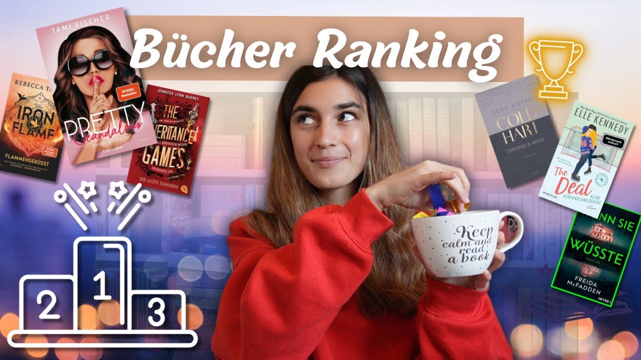 Bücher Ranking | ich ranke alle meine gelesen Bücher 2024📚😍🤯