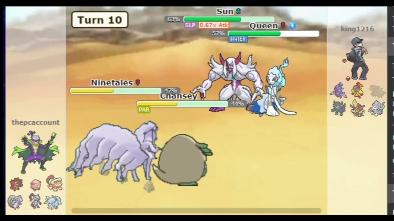Pokemon Showdown 2v2 Doubles OU Chansey %