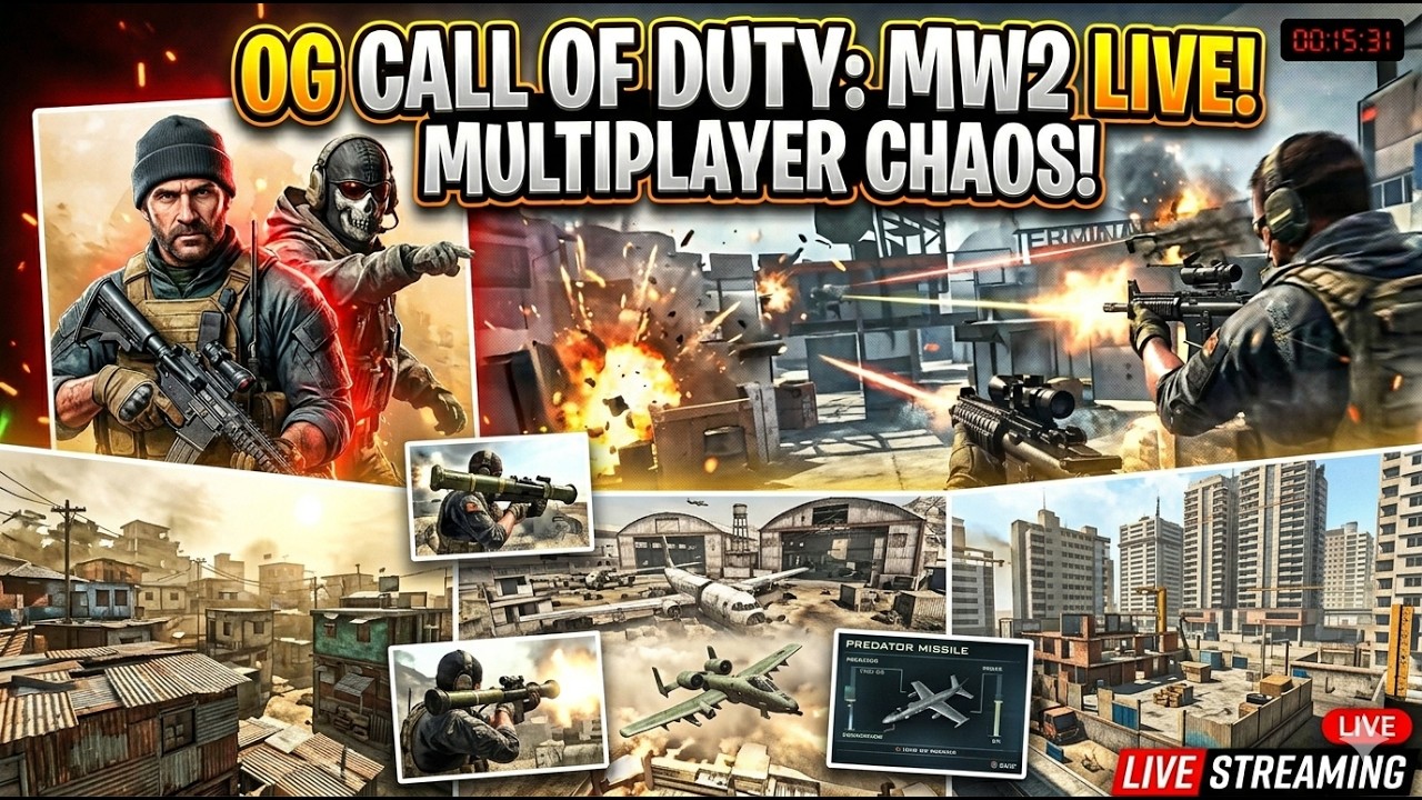 OG CALL OF DUTY: MW2 LIVE! MULTIPLAYER CHAOS