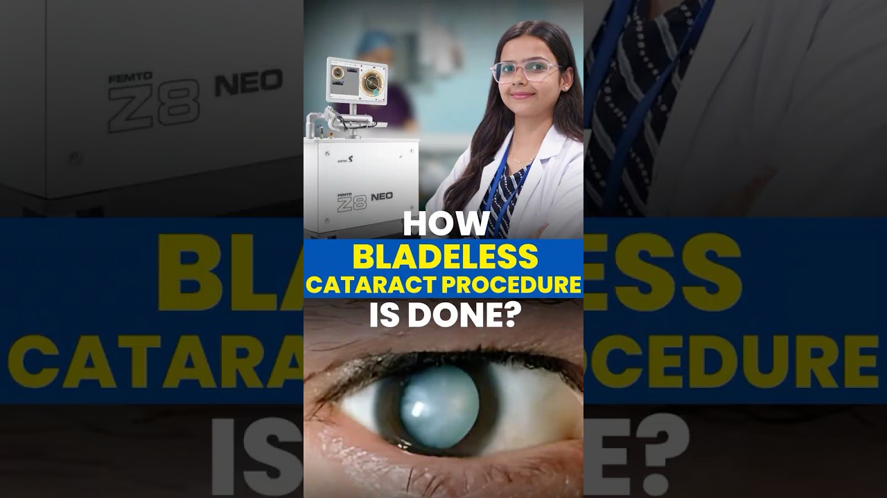 Bladeless Cataract Surgery Explained | Step-by-Step Laser Procedure 👁️✨