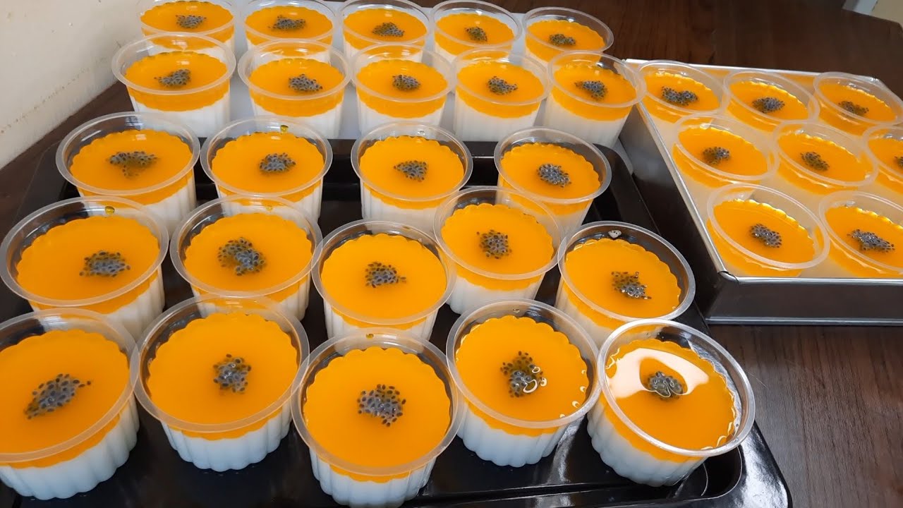 Puding sutra ekonomis || Dari 1 bungkus bubuk agar-agar dapat banyak, cocok sekali untuk ide jualan