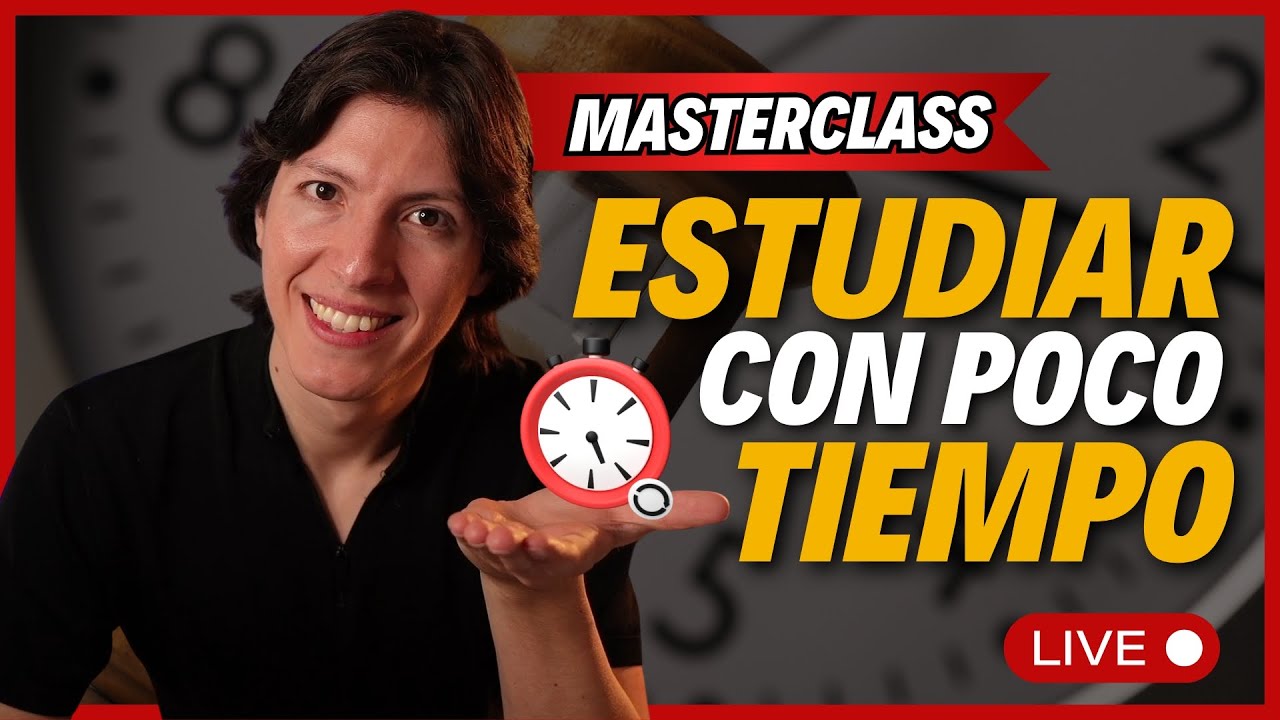 Métodos de Estudio para Personas con Poco Tiempo | Masterclass Gratuita + Rifa y Oferta Black Friday