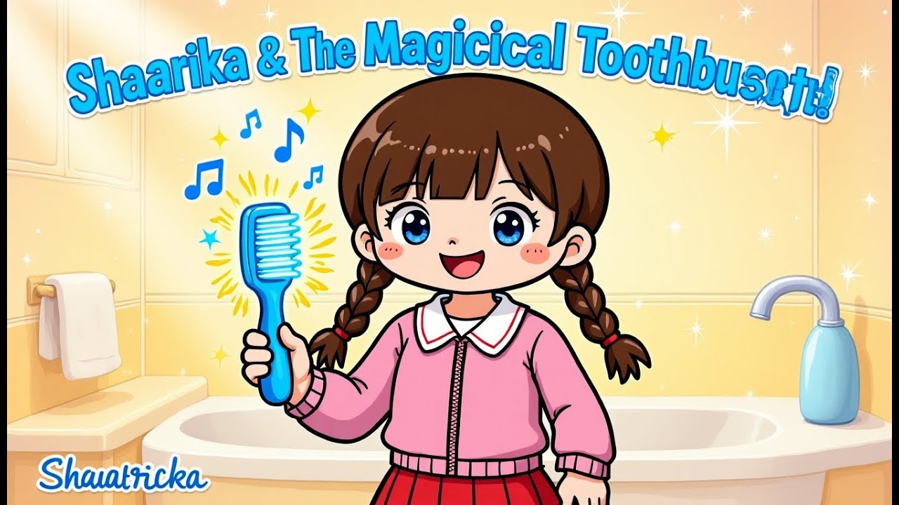 Shaarika's Magical Toothbrush: Sing Your Way to Healthy Teeth! (AI Story for Kids!)