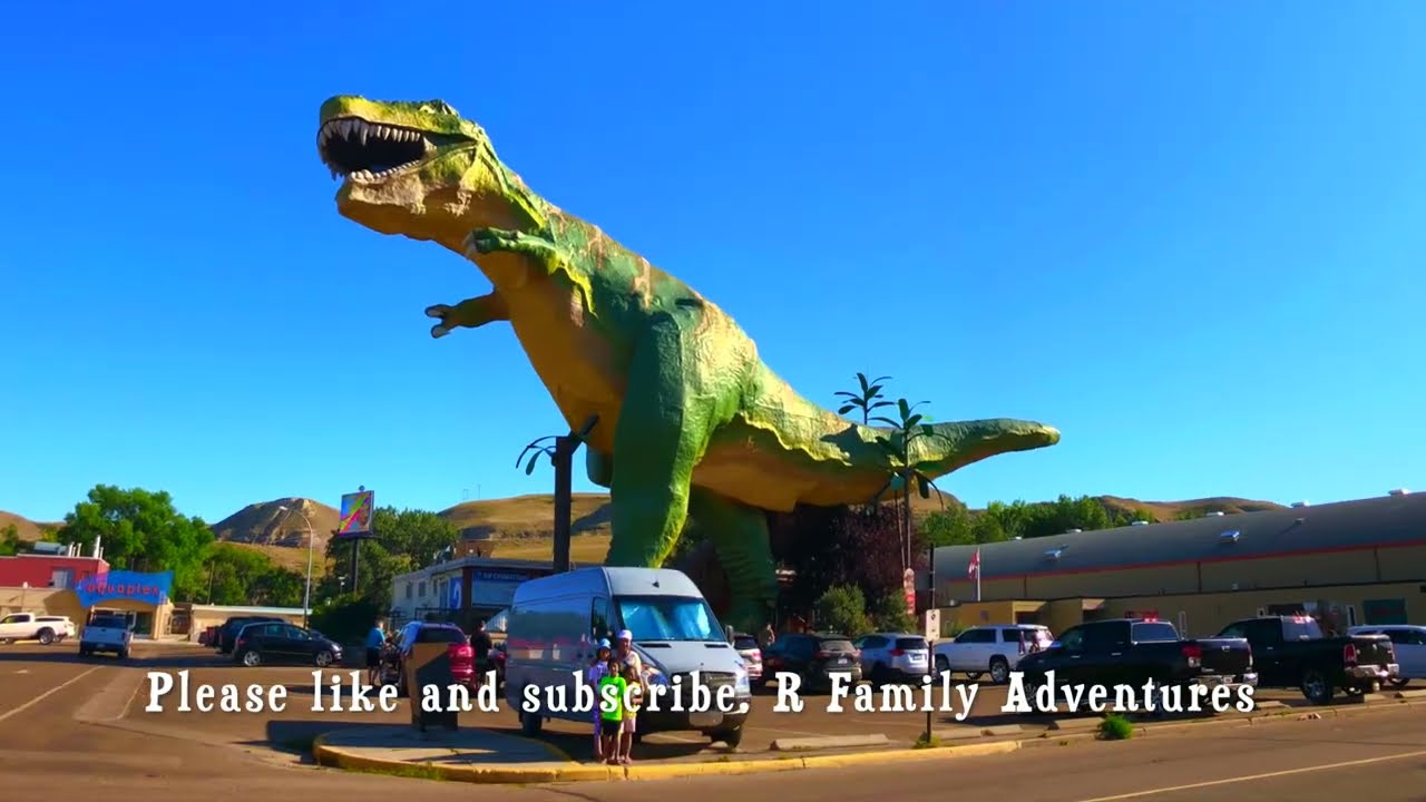 The World's Largest Dinosaur, Drumheller, Alberta, Canada. Van Life