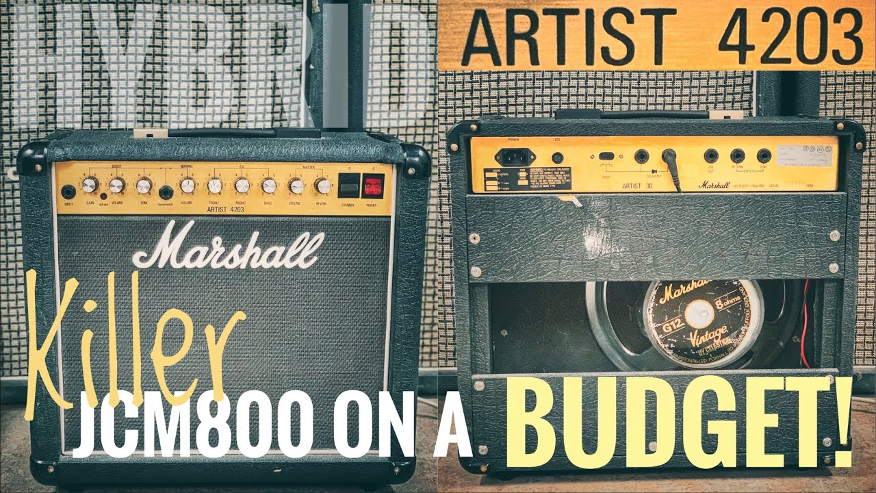Marshall Artist 4203 - Amazing JCM800 tone on a budget!