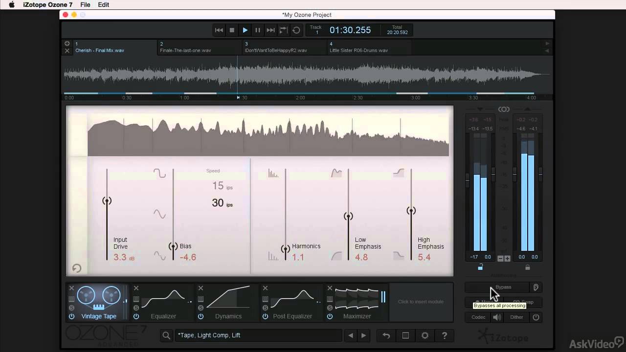 Ozone 7: Mastering Toolbox - 6. Auto Gain Matching