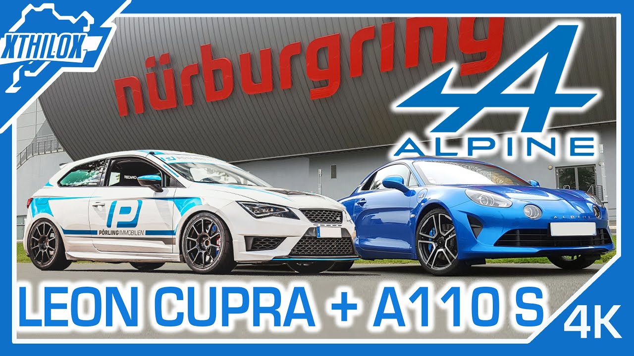 Alpine A110 + Leon Cupra - Smooth Lap with a Lightweight - NÜRBURGRING NORDSCHLEIFE BTG 4K A 110