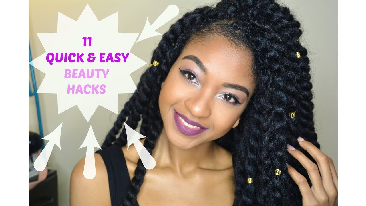 11 QUICK & EASY BEAUTY HACKS EVERY GIRL SHOULD KNOW !! | DisIsReyRey