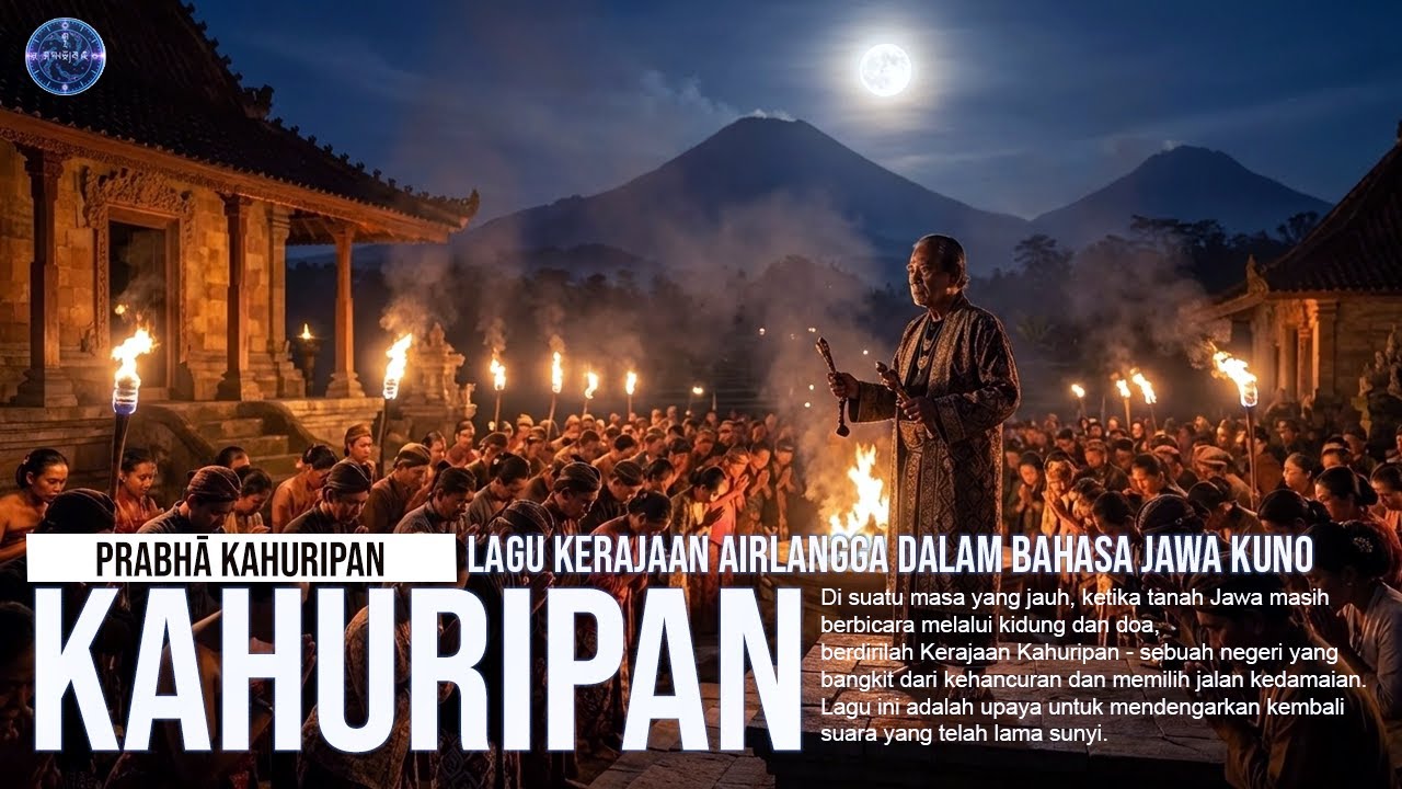 Lagu Kerajaan Kahuripan — Nyanyian Sunyi dari Zaman Airlangga (Jawa Kuno)