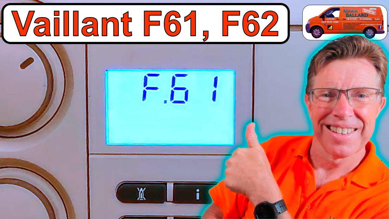 How to Fix Vaillant F61, F62 Also F64, F65, F67 Fault Codes, What's the Problem & What to Do