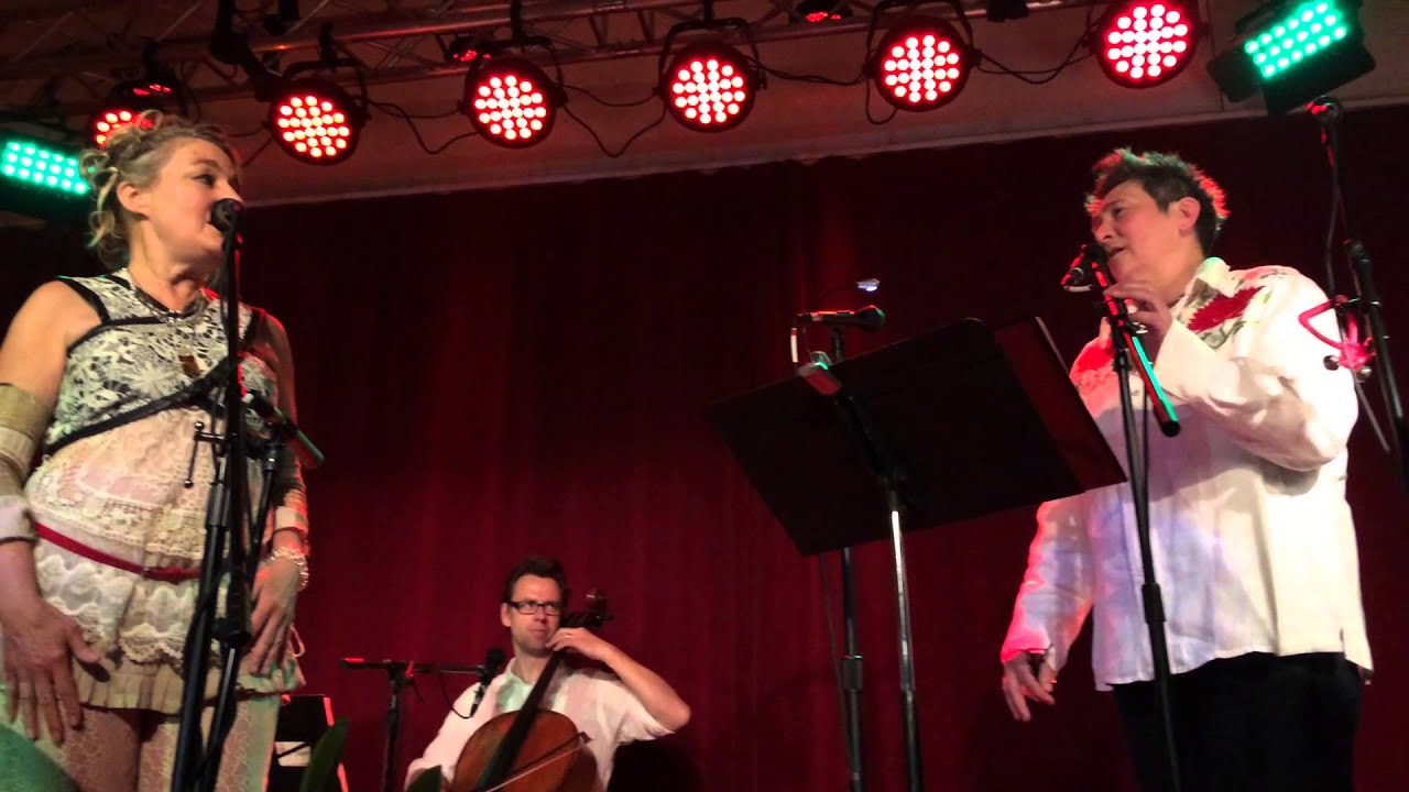 Jane Siberry and Kd Lang sing calling all angels at secret society in portland