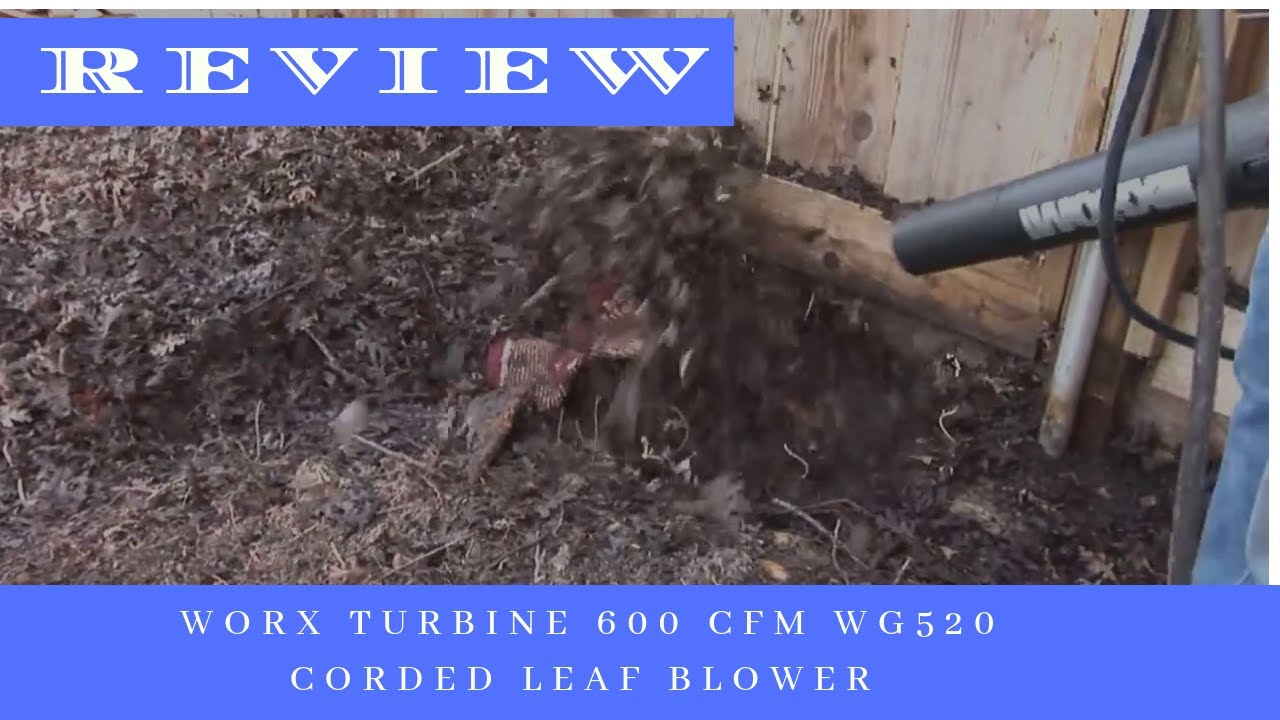 Review-Worx Turbine 600 CFM WG520 Corded Leaf Blower