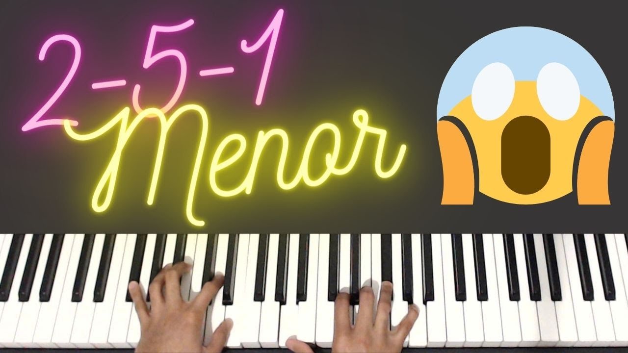 Progresión 2-5-1 MENOR (con Acordes GOSPEL JAZZ) | Piano Tutorial