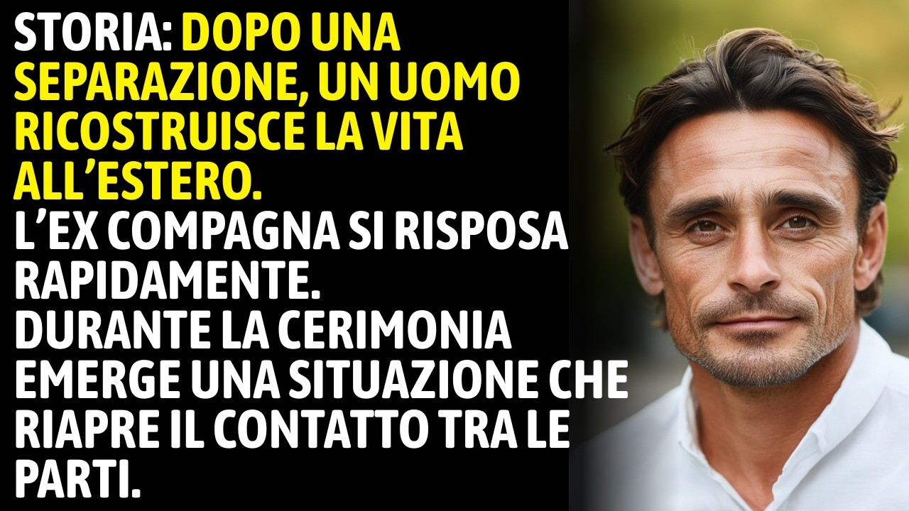 Divorziato, Trasferito All'estero. Ex-Moglie Ha Subito Sposato Il Nuovo. Durante...