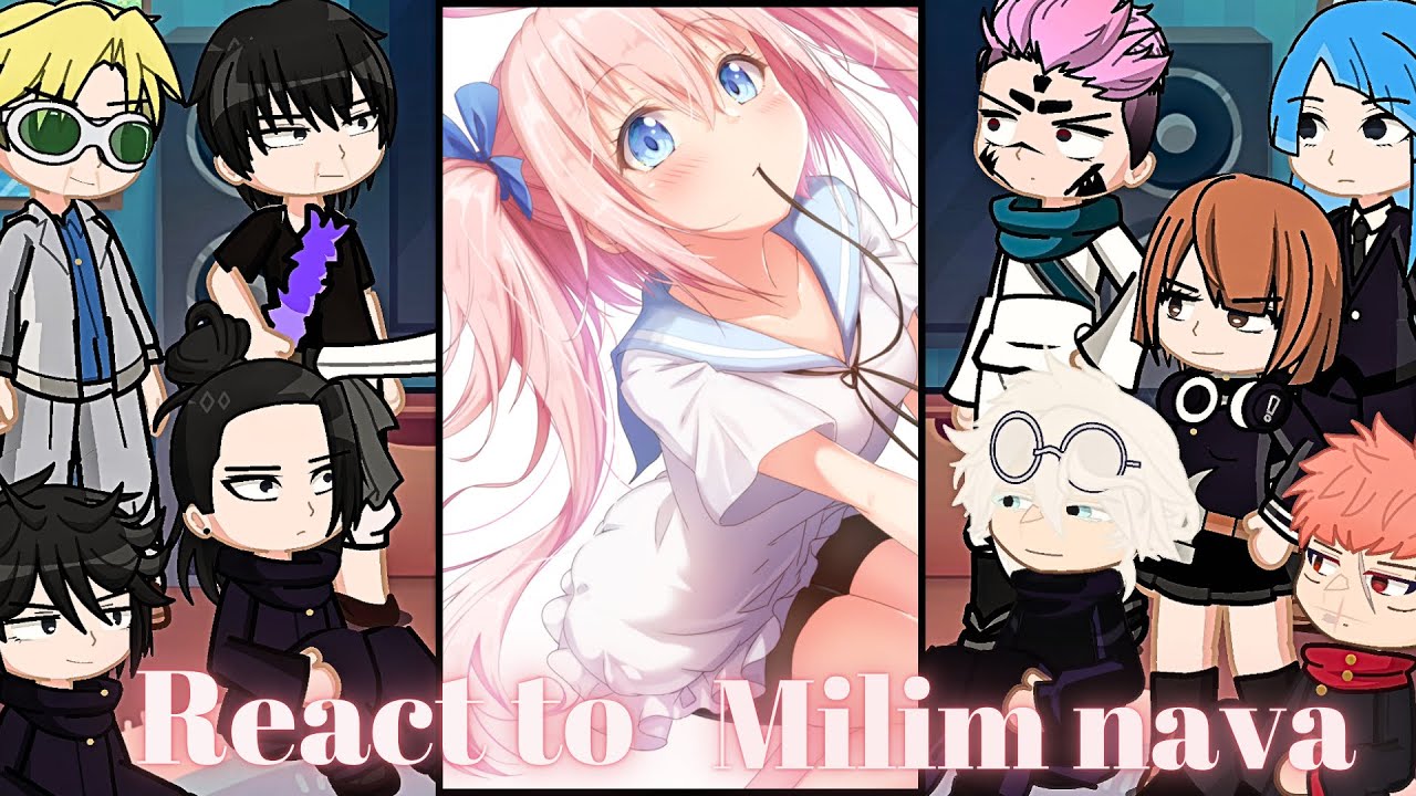Jujutsu kaisen itadori react to milim nava | rimuru tempest | Slime | gojo | gacha life 2