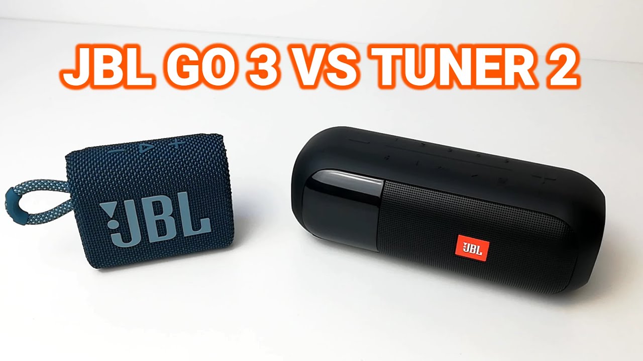 ТЕСТ ЗВУКА КОЛОНОК JBL TUNER 2 и JBL GO 3...