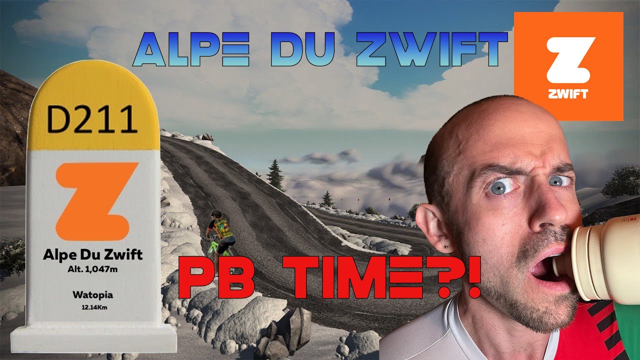 Zwift Alpe du Zwift - sub 50 minute personal BEST?!