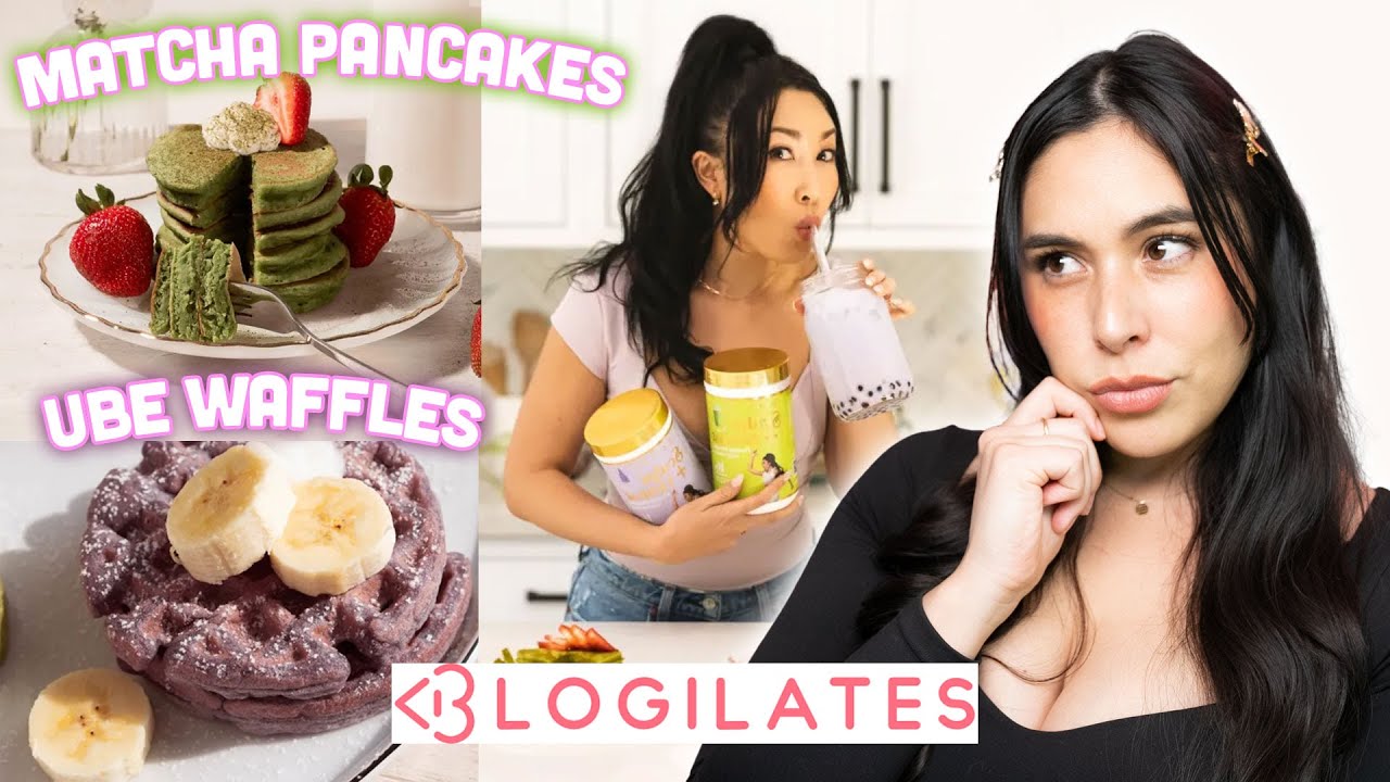 Trying *Healthy Matcha & Ube Recipes From Blogilates 🍵 honest review
