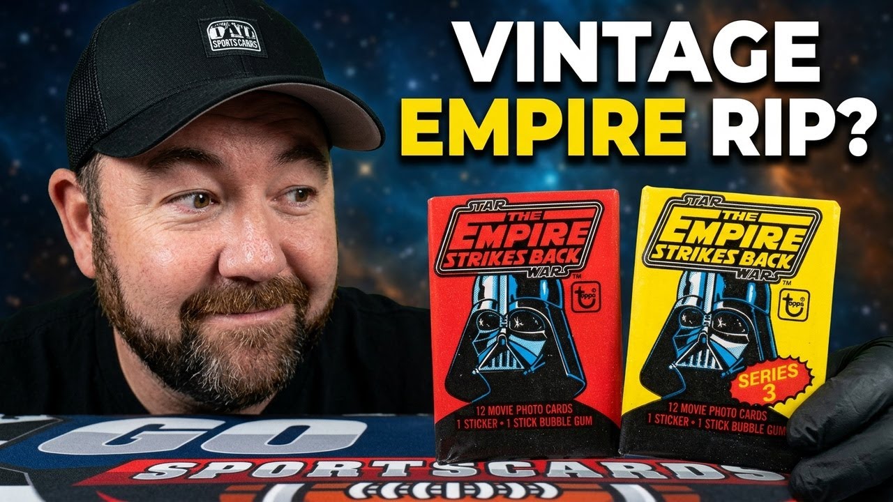 🚨 VINTAGE STAR WARS WAX PACK RIP! | 1980 Empire Strikes Back Series 1 & 3 💥