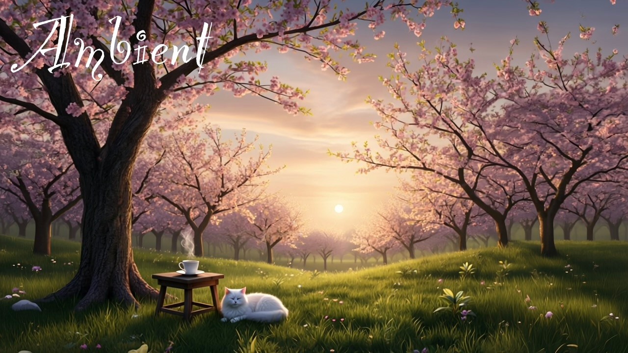 | Relax | Forest Café - A Touch of Elegance, Before Night Falls @CatCaféMusic_HonuCat #cat #café