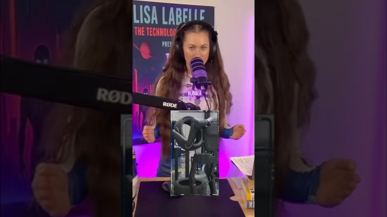 Rubber huffer #tech #technology #robot #comedian #podcastclips #comedy #robots #rubber #exoskeleton